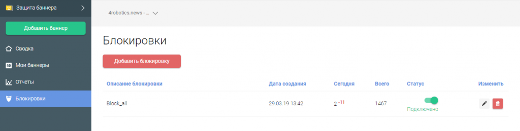 Блокировка ботов на BotFAQtor