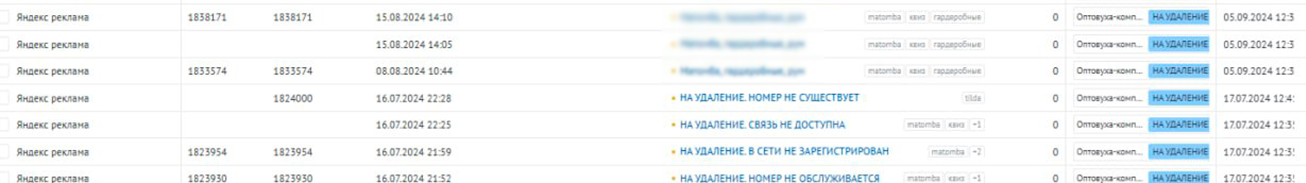 фальшивые заявки